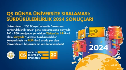 Selçuk Üniversitesi 14’üncü oldu